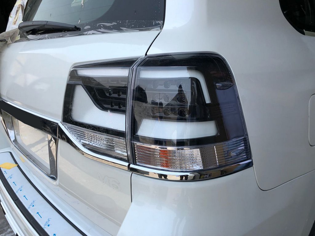 Tail Lights 2016+ (Executive Black) for Toyota Land Cruiser 200 2007-2021 - image 2