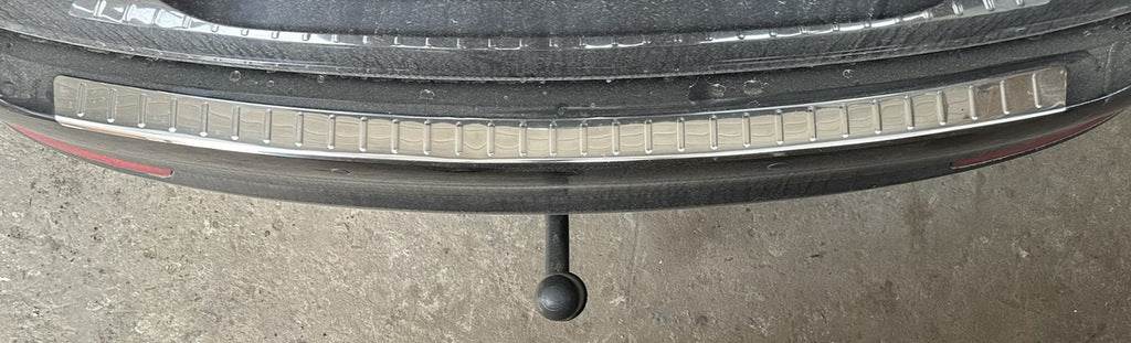 Cover on the rear bumper Carmos (SD/SW, stainless steel) for Skoda Octavia II A5 2010-2013 - Reelken Auto