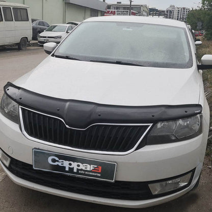 Hood deflector (EuroCap) for Skoda Rapid 2012-2019 - Reelken Auto