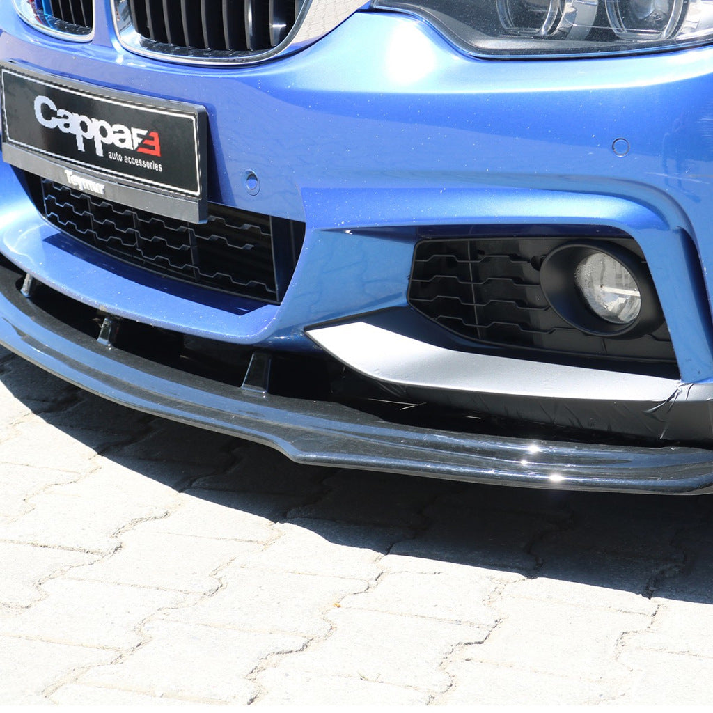 Front Bumper Lip for M-Sport (black) for BMW 4 Series F-32 2012-2020 - image 3