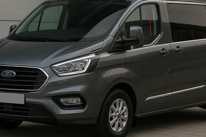 Window Trim (2 pcs, Stainless Steel) for Ford Custom 2023- - image 1