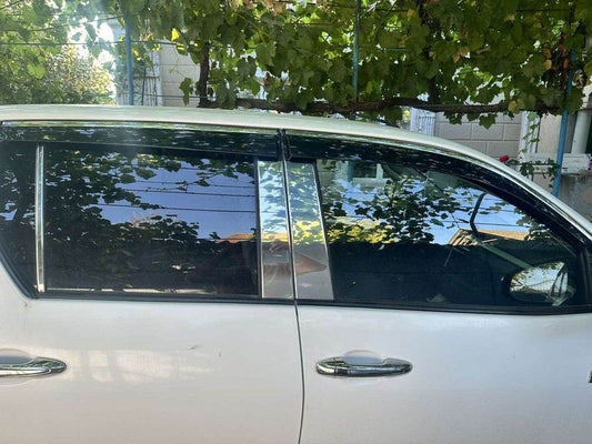 Windshields with chrome (4 pcs, Sunplex Chrome) for Toyota Hilux 2015↗ - Reelken Auto