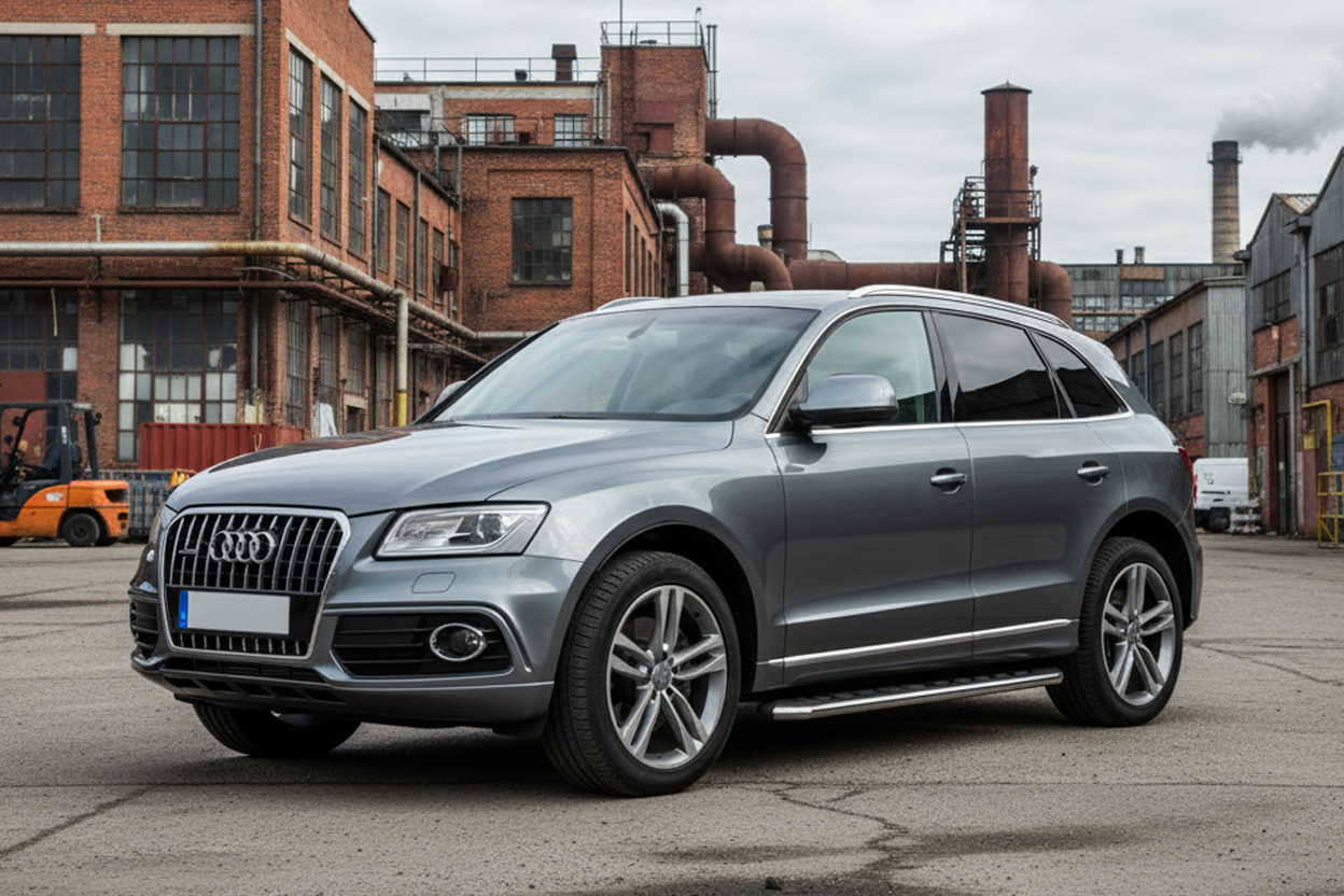 Side Steps Maydos V1 (2 pcs, Aluminum & Stainless Steel) for Audi Q5 2008-2017 - image 1