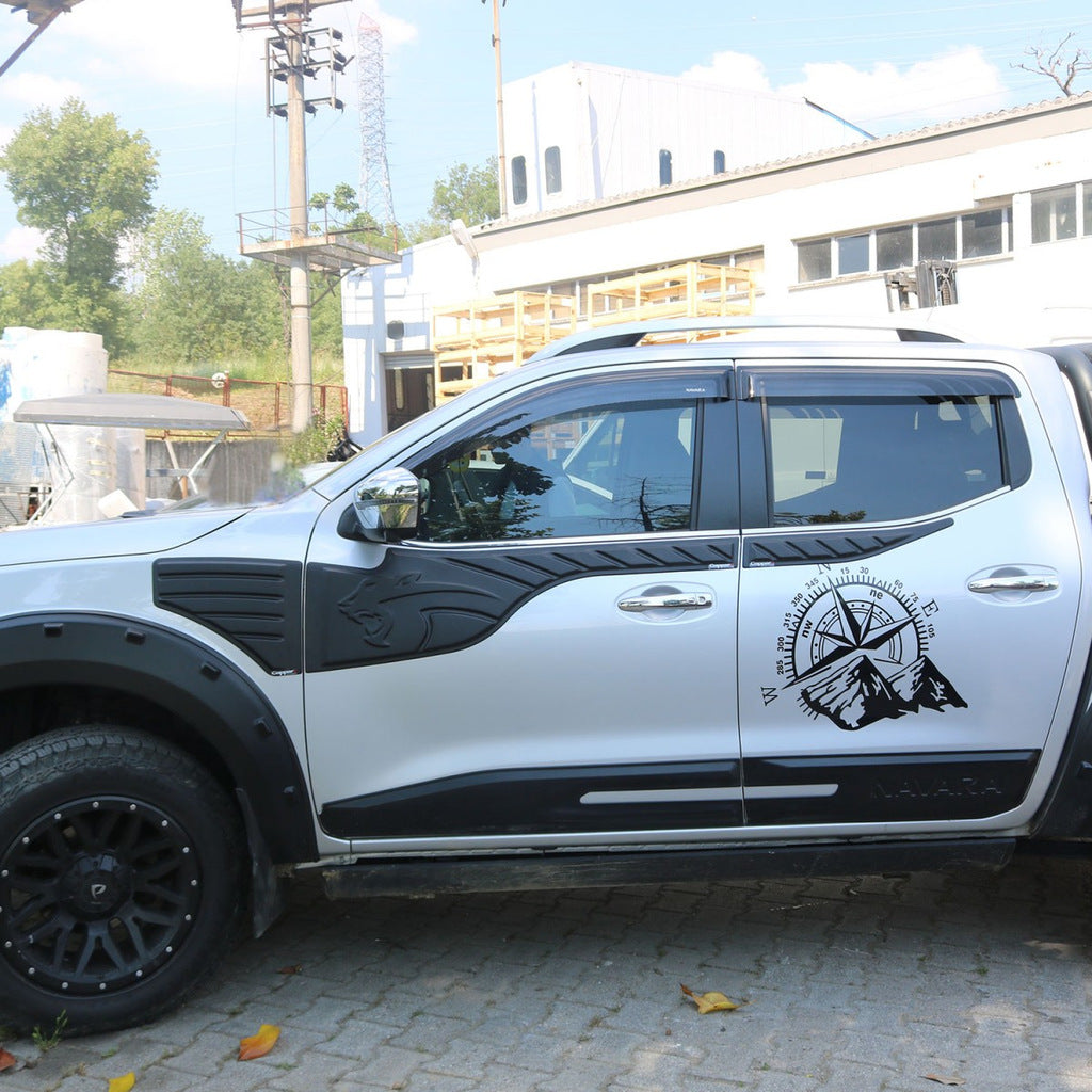 Upper door moldings (6 pcs, ABS) for Nissan Navara/NP300 2016- - image 3