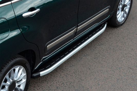 Side Steps Fullmond (2 pcs, Aluminum) for Fiat 500/500L 2013-2022 - image 1