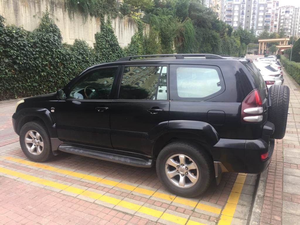 Roof rails Skyport Black (2 pcs) for Toyota Land Cruiser Prado 120 - Reelken Auto