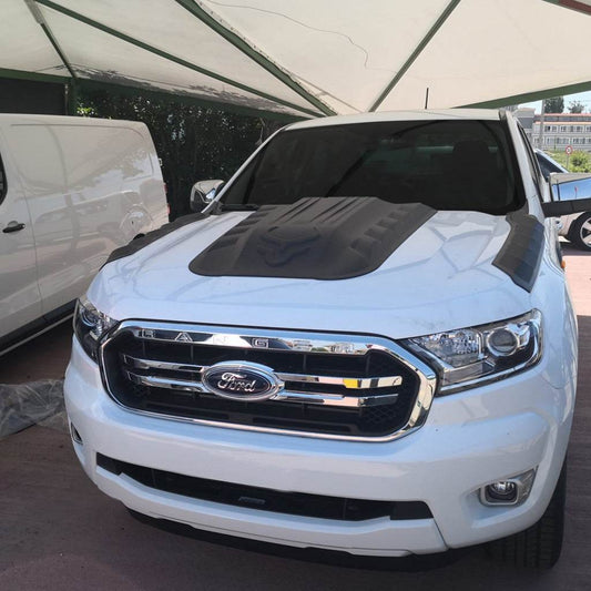 Cover on the hood V2 (ABS) for Ford Ranger 2011-2022 - Reelken Auto