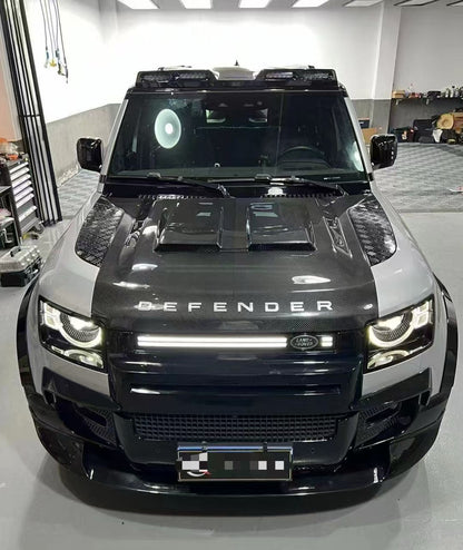 Carbon Hood (real carbon) for Land Rover Defender 2019- - image 2
