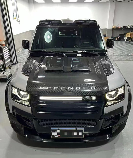 Carbon Hood (real carbon) for Land Rover Defender 2019- - image 2
