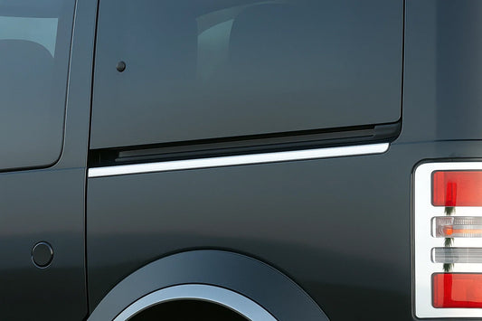 Stainless steel molding under sliding door for Ford Connect 2006-2009 - image 1