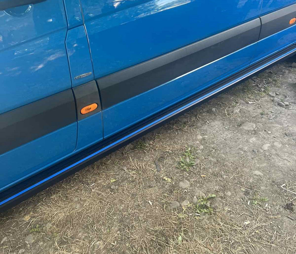 Side Steps Maya Blue (2 pcs, Aluminum) for Mercedes Sprinter W906 2006-2018 - image 1