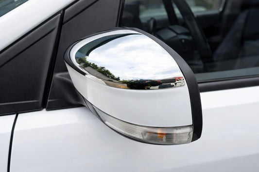 Mirror Covers (2 pcs, Stainless Steel) for Ford Focus II 2008-2011 - image 1
