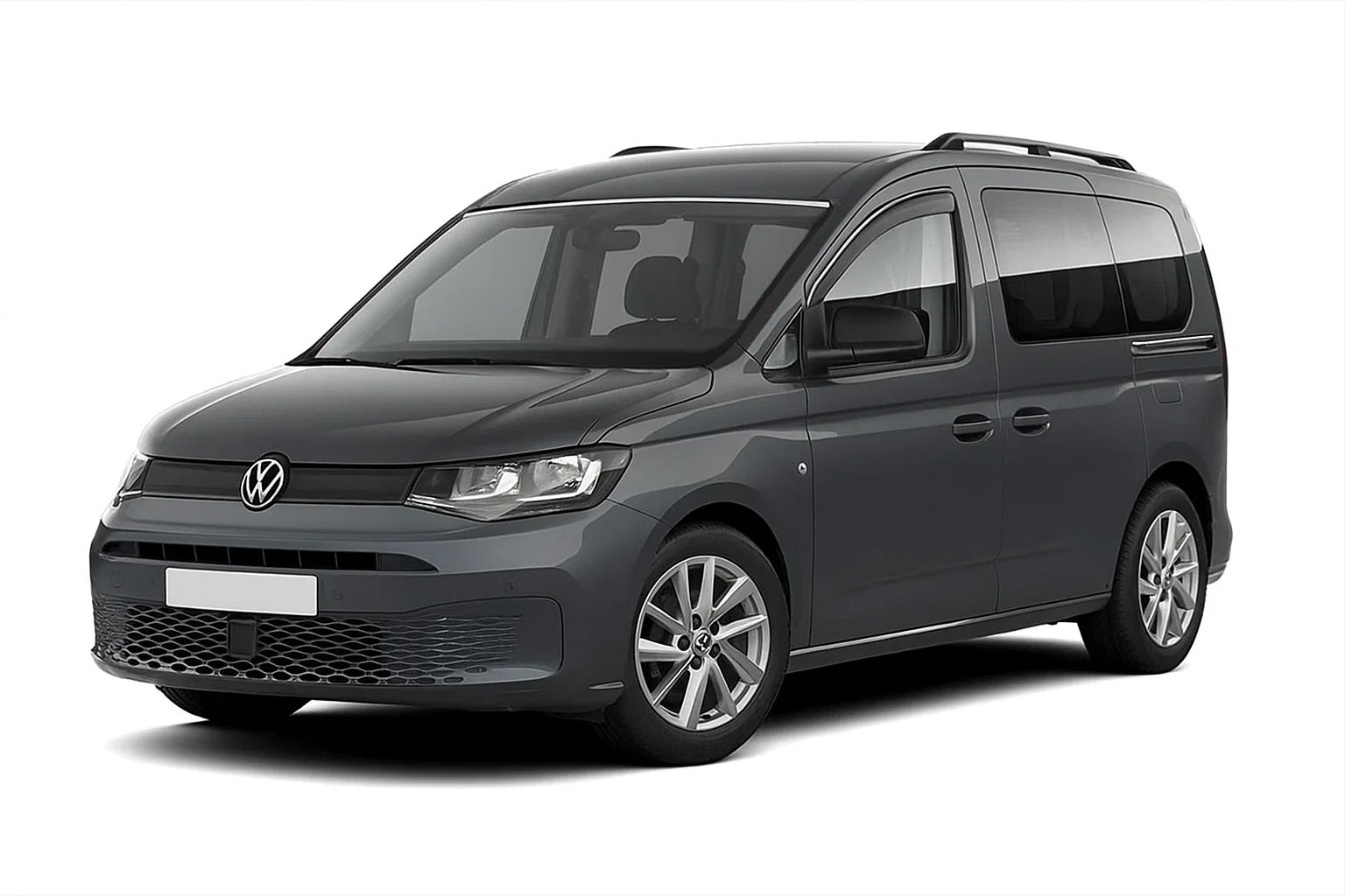 Window Deflectors with Chrome Trim Niken Luxury (2 pcs) for Volkswagen Caddy 2020- - image 1
