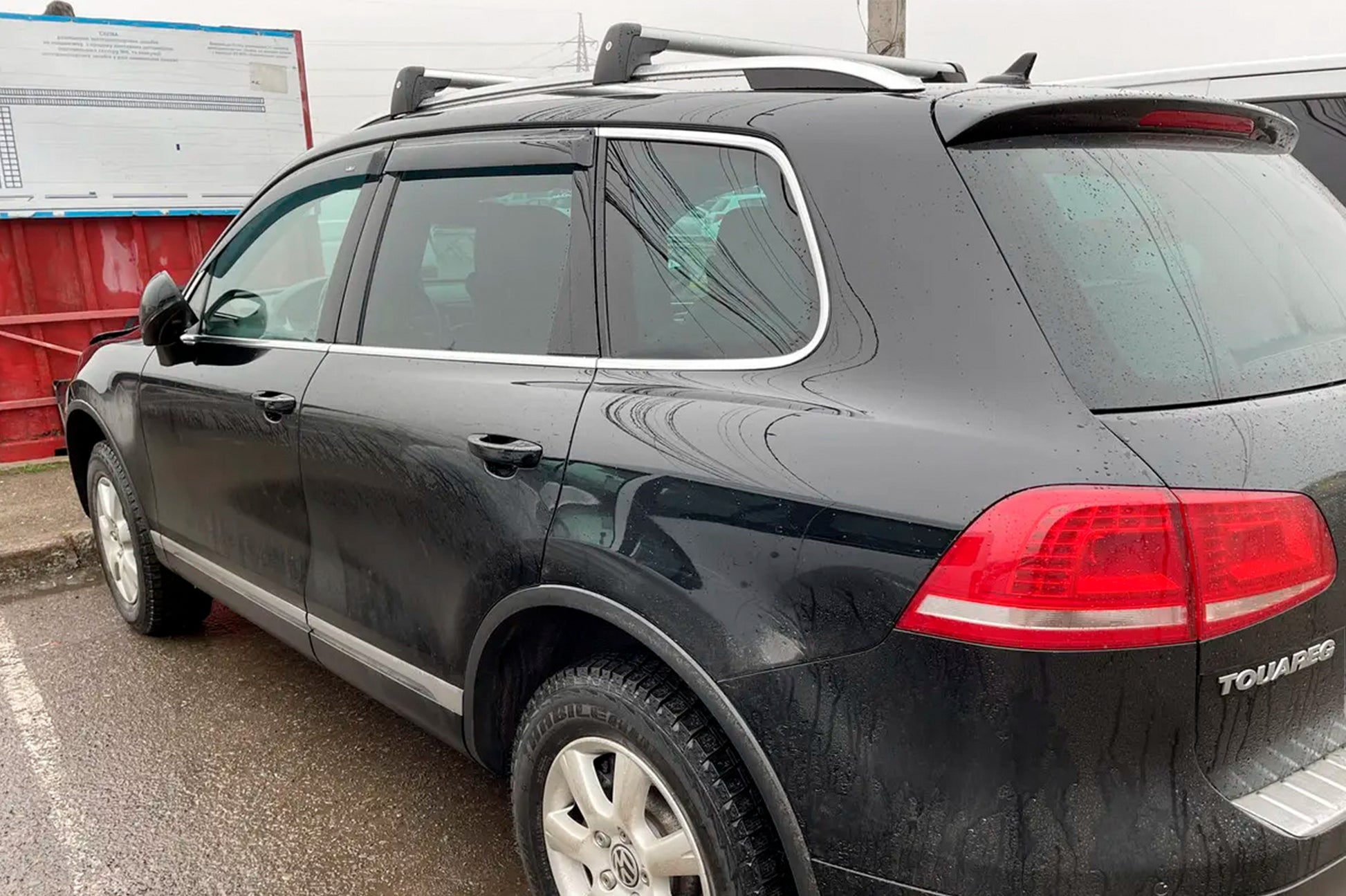 Window Deflectors (4 pcs, HIC) for Porsche Cayenne 2010-2017 - image 1