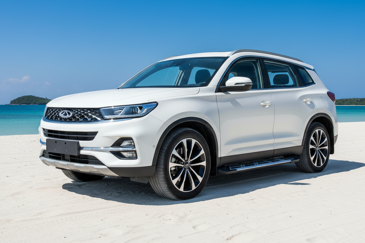 Side Steps Sunrise (2 pcs, Aluminum) for Chery Tiggo 7 2020- - image 1