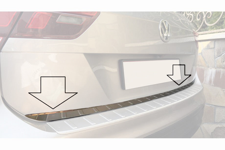 Trunk trim stainless steel for Volkswagen Tiguan 2016-2023 - image 1