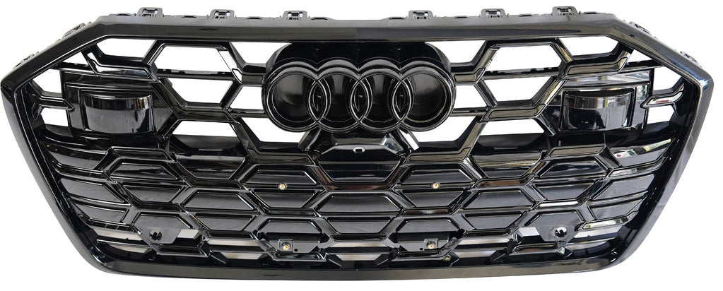 RS-style front grille (2024+, black) for Audi A6 C8 2018- - image 1
