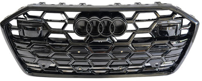 RS-style front grille (2024+, black) for Audi A6 C8 2018- - image 1