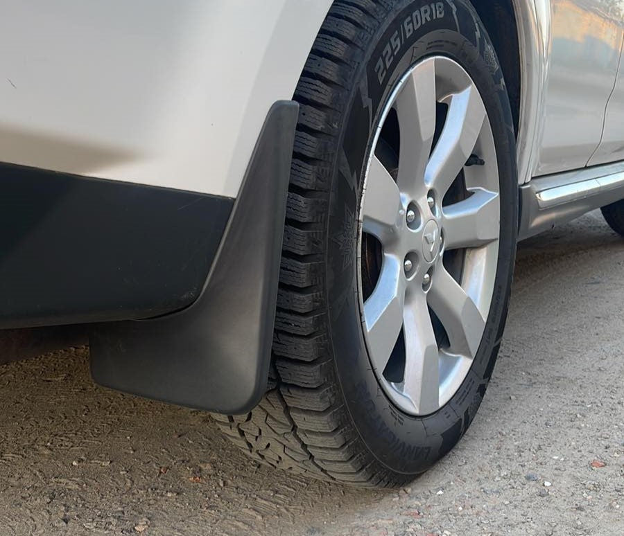 Premium Mud Flaps for Wide Sill (4 pcs) for Mitsubishi Outlander 2006-2012 - image 1