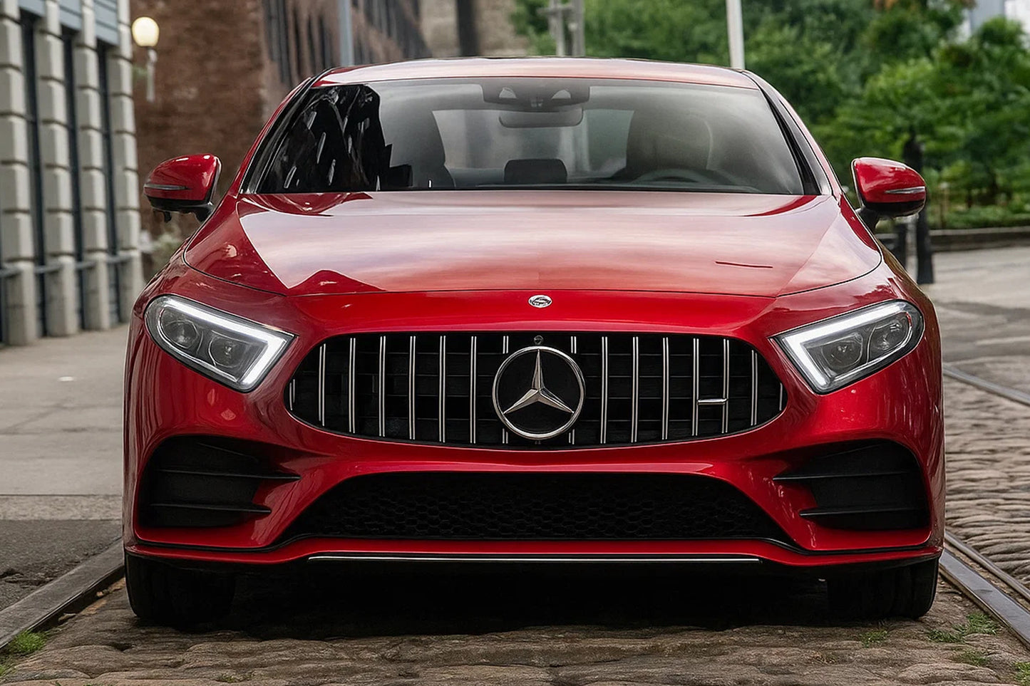 Front Grille (GT Panamericana) for Mercedes CLS C257 2018- - image 1