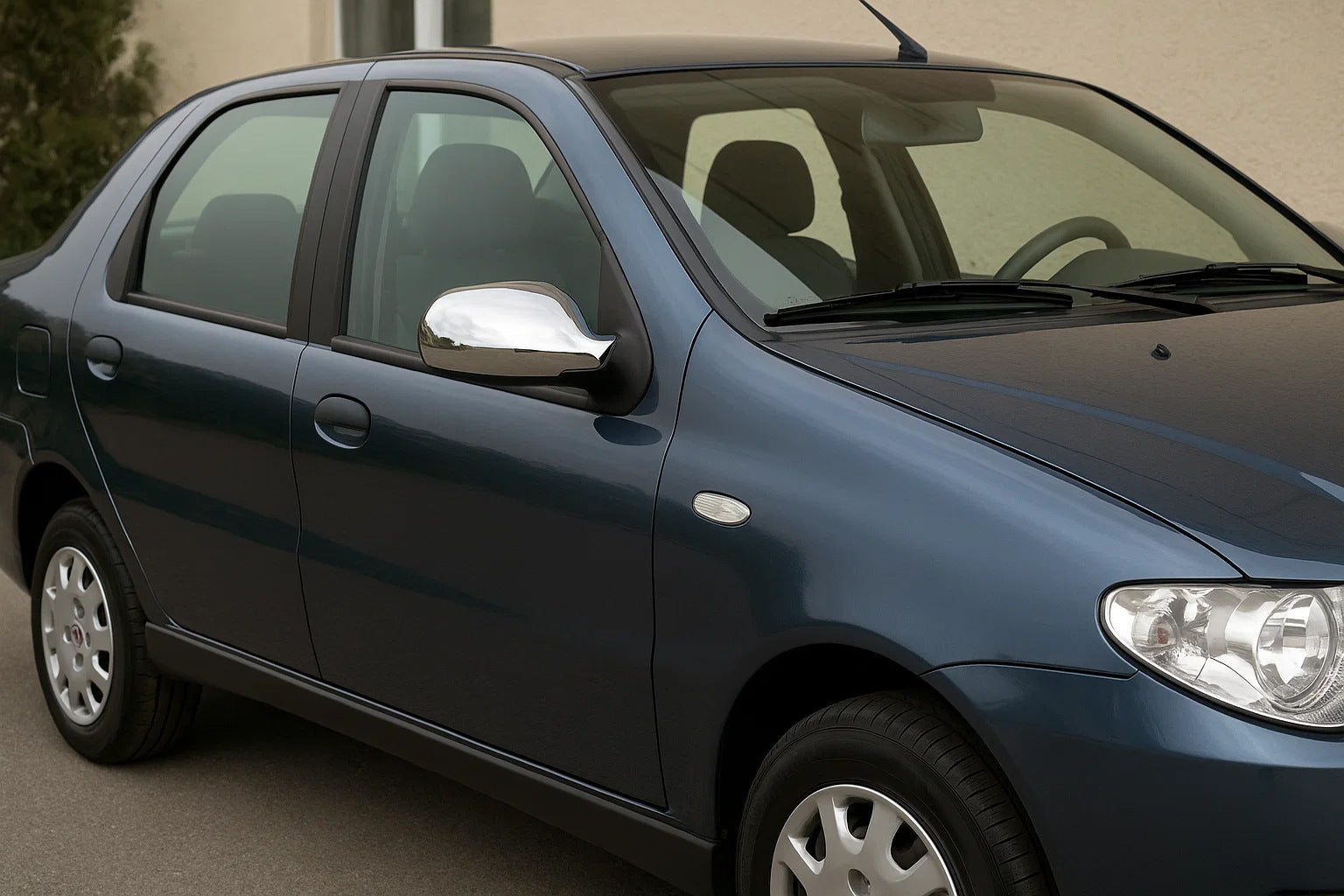 Mirror Covers (2011↗, 2 pcs, plastic) for Fiat Albea 2002-2012 - image 2