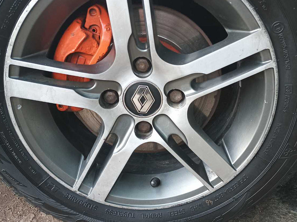 Black wheel center caps ren60tur-bl (59mm to 55mm, set of 4) for Renault - image 2