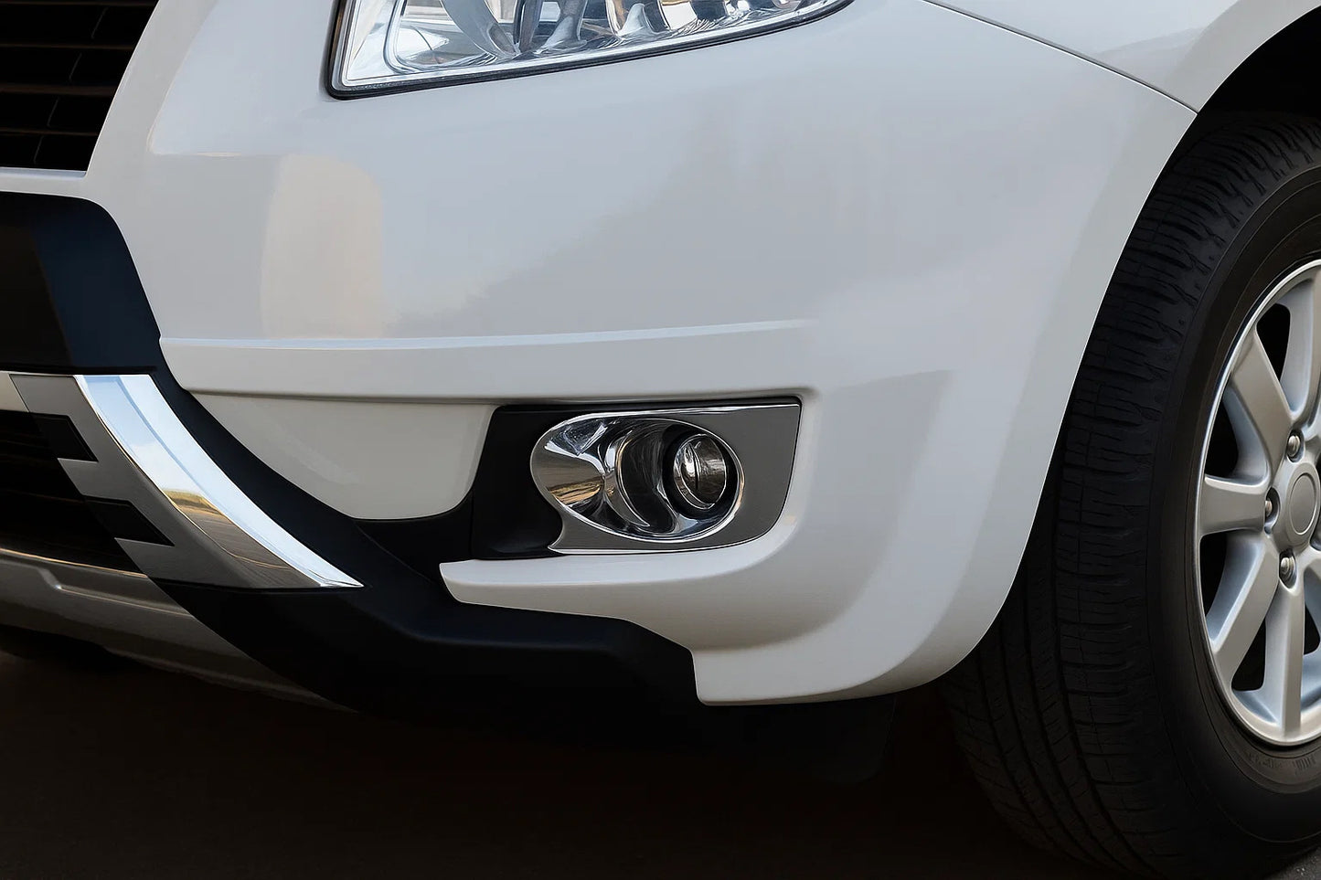 Chrome Fog Light Covers Libao (2 pcs, plastic) for Geely Emgrand X7 2011- - image 3