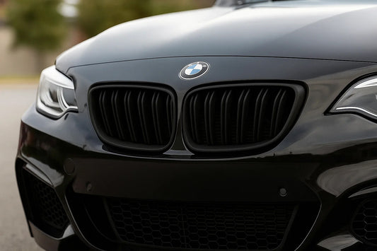 Kidneys M-Look (black matte) for BMW 2 Series F22/F23 2014-2021 - image 1