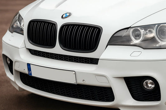 Kidneys M-Look V2 (Gloss Black) for BMW X6 E71 2008-2014 - image 1