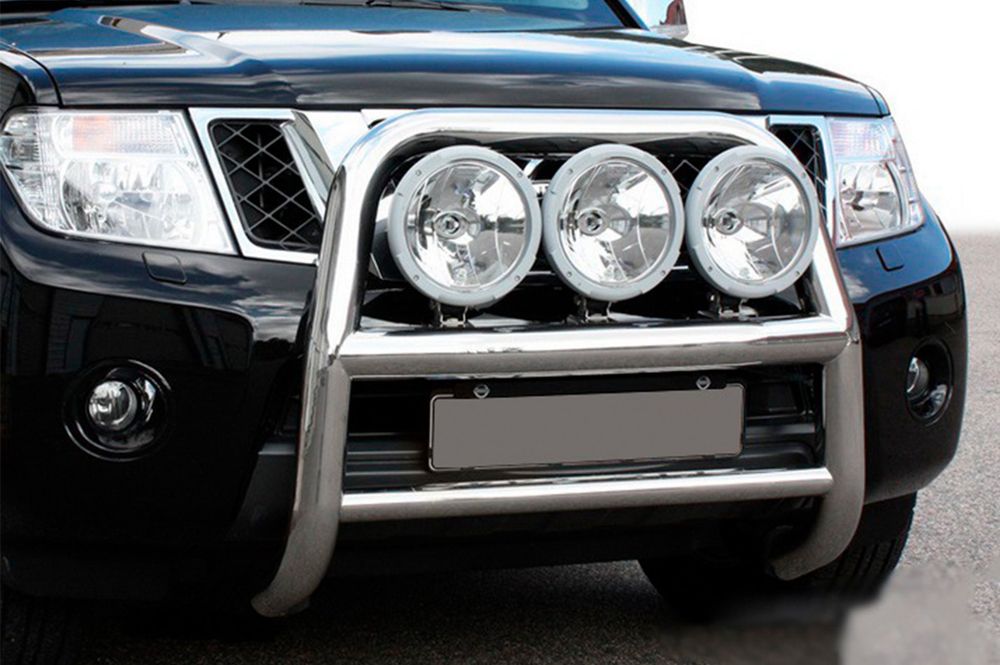 Bull Bar WT018 (Stainless Steel) for Nissan Navara 2006-2015 - image 1