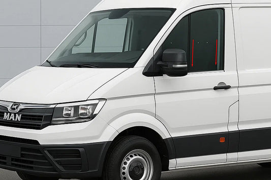 Window Trim (2 pcs, Stainless Steel) for Man TGE 2017- - image 1