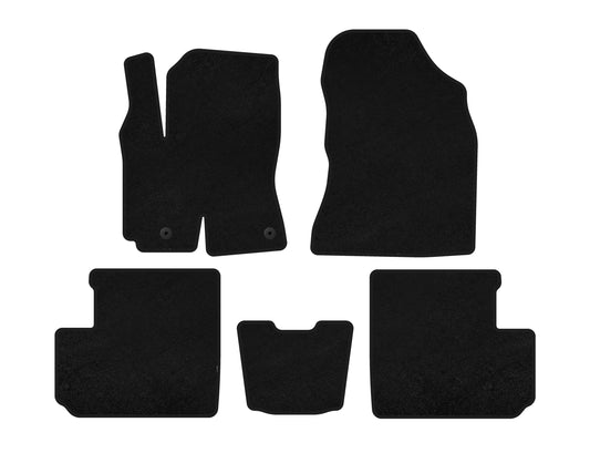 Textile Floor Mats Premium (black) for Toyota Rav 4 2001-2005 - image 1