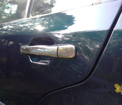 Chrome Door Handle Covers (4 pcs, Stainless Steel) for Mercedes E-сlass W124 1984-1997 - image 1