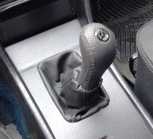 Gear Shift Knob V1 (Leather) for Mercedes E-сlass W124 1984-1997 - image 1