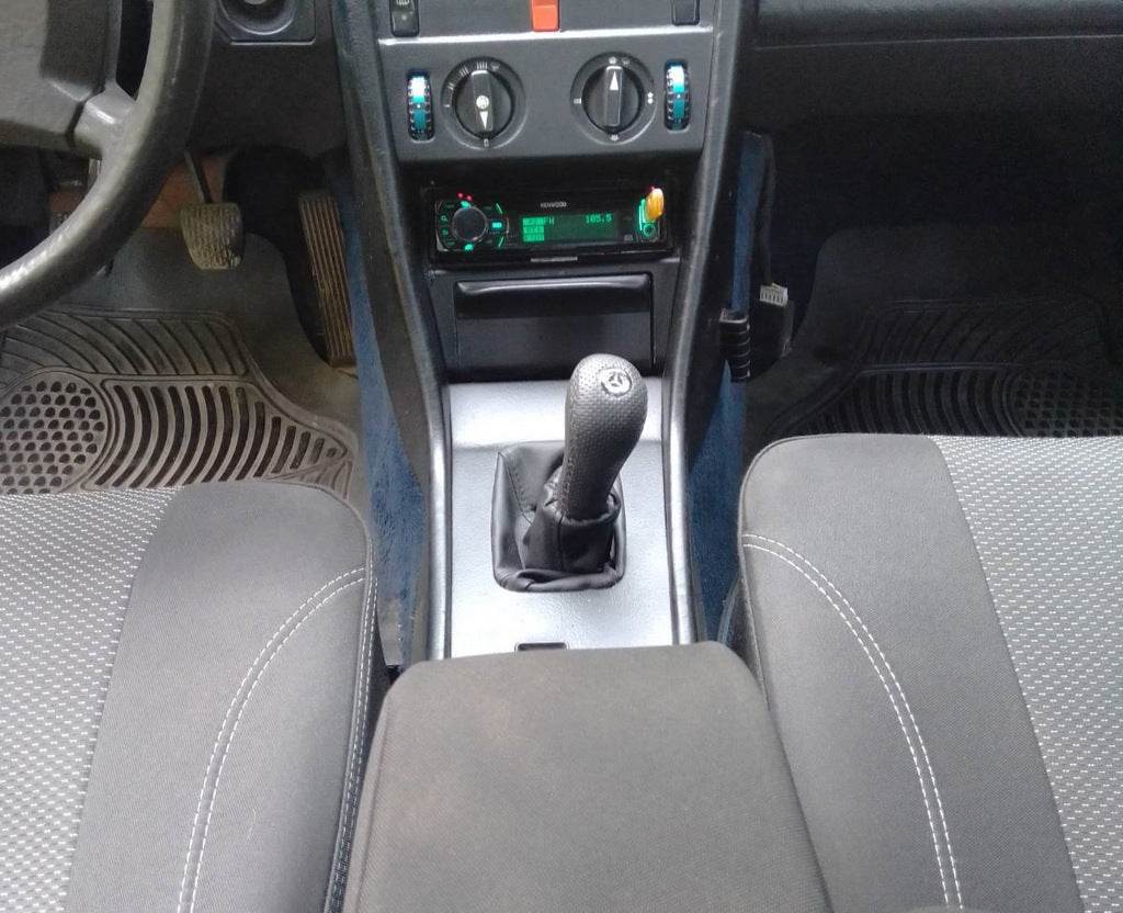 Gear shift knob V1 (leather) for Mercedes E-class W124 1984-1997 - Reelken Auto