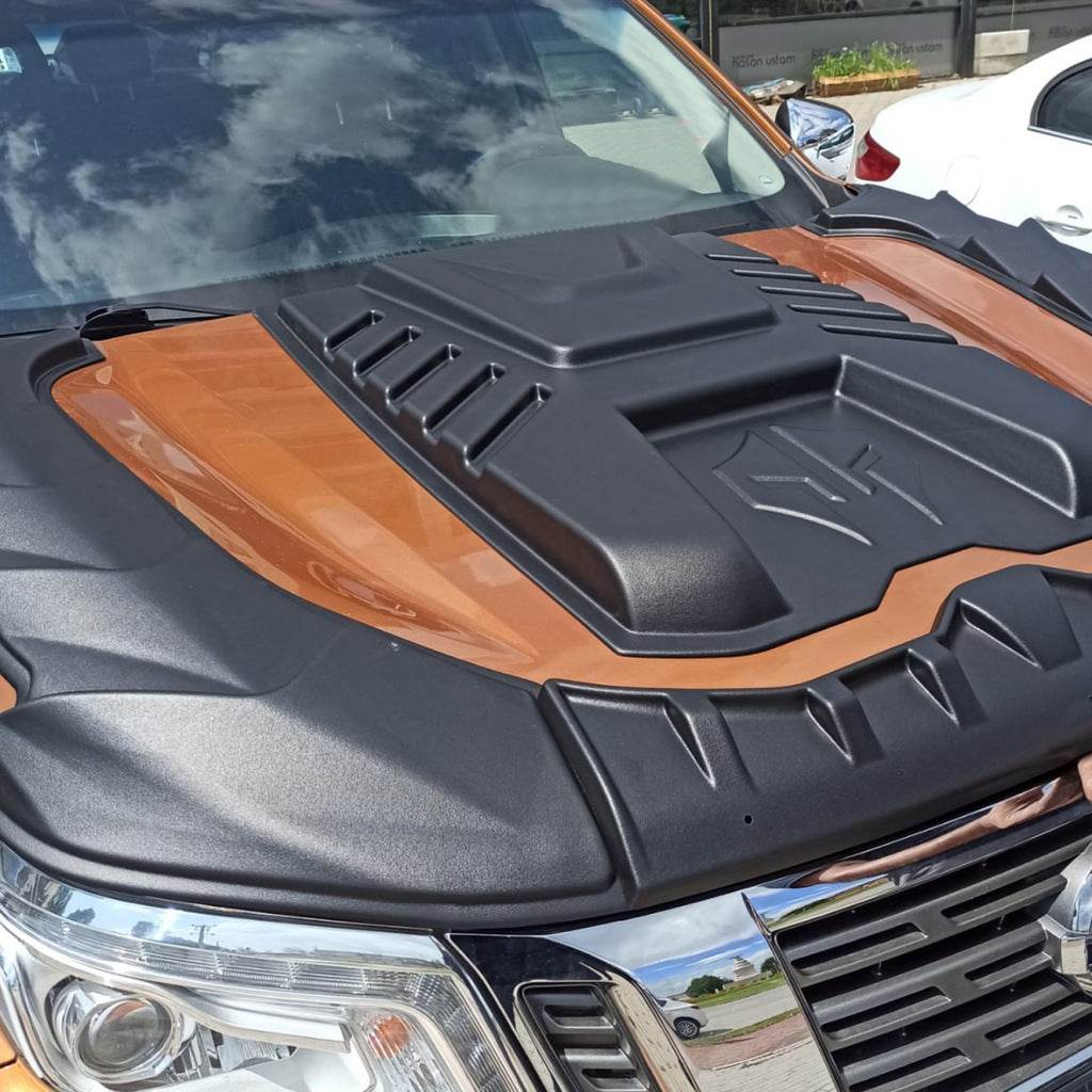 Cover on the hood (ABS) for Nissan Navara/NP300 2016- - Reelken Auto