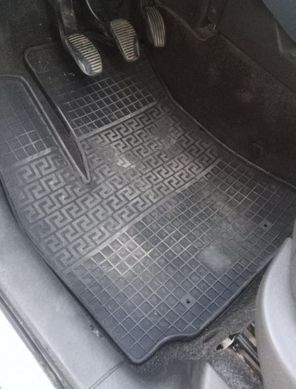 Rubber Floor Mats (2 pcs, Polytep) for Fiat Doblo I 2005-2010 - image 2