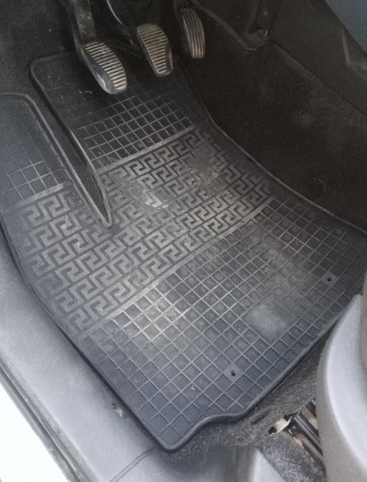 Rubber Floor Mats (2 pcs, Polytep) for Fiat Doblo I 2005-2010 - image 2