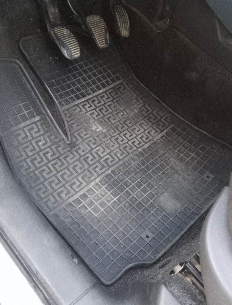 Rubber mats (2 pieces, Polytep) for Fiat Doblo I 2005-2010 - Reelken Auto
