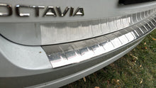 Rear bumper protector Carmos (SW, stainless steel) for Skoda Octavia IV A8 2020- - image 1