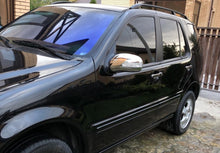 Mirror Covers (2 pcs, Stainless Steel) for Mercedes ML W163 1997-2005 - image 1