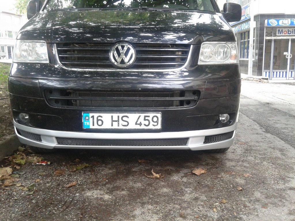 ABT front lower lip with fins (primed for painting) for Volkswagen T5 Transporter 2003-2010 - image 5
