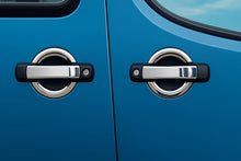 Chrome Door Handle Covers (4 pcs, Stainless Steel) for Fiat Doblo I 2001-2005 - image 1
