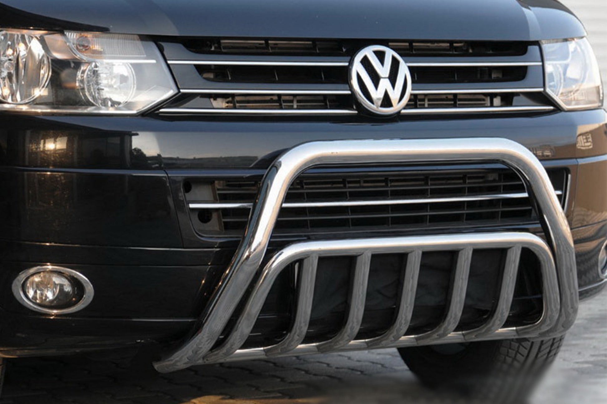 Bull Bar WT002 (Stainless Steel) for Volkswagen T5 2010-2015 - image 1