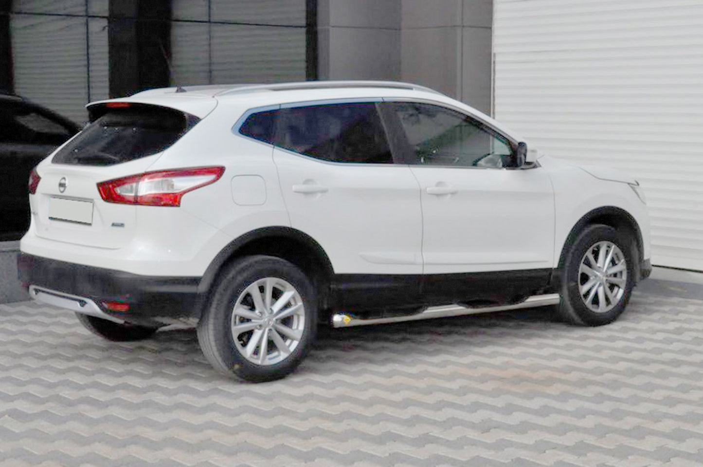 Side Bars (2014-2017, 2 pcs, Stainless Steel) for Nissan Qashqai 2014-2021 - image 1
