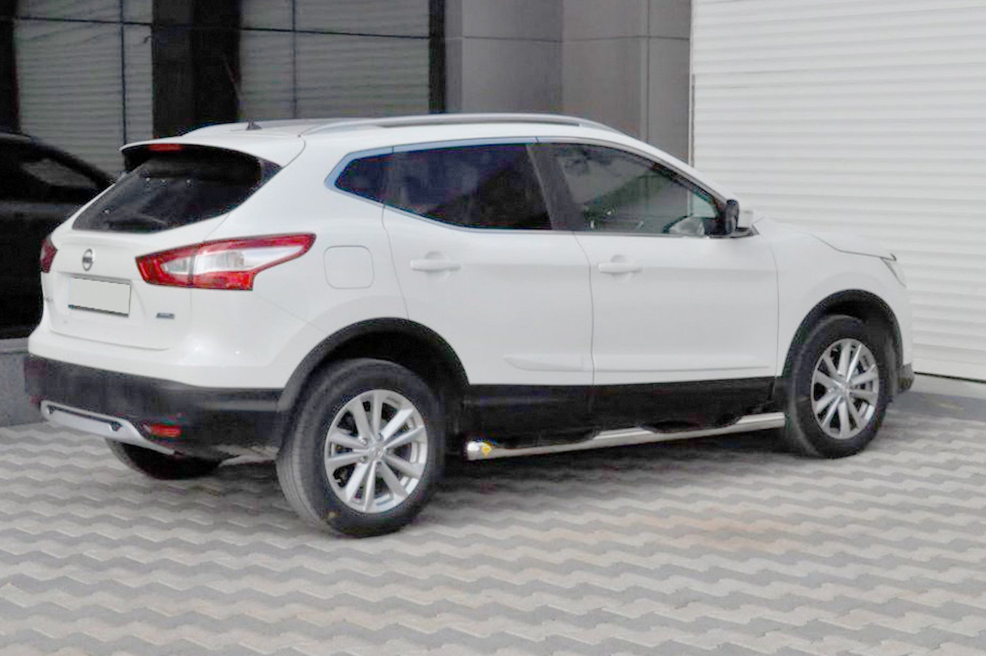 Side Bars (2014-2017, 2 pcs, Stainless Steel) for Nissan Qashqai 2014-2021 - image 1