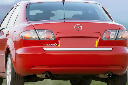 Trunk trim stainless steel for Mazda 6 2003-2008 - image 1
