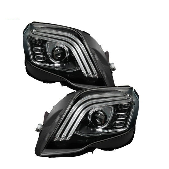 FullLed V-2 Headlights (2012-2015, 2 pcs) for Mercedes GLK сlass X204 2008-2015 - image 2