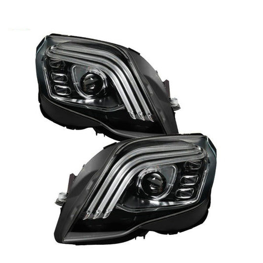 FullLed V-2 Headlights (2012-2015, 2 pcs) for Mercedes GLK сlass X204 2008-2015 - image 2