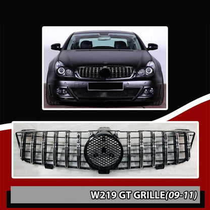 Front Grille (2008-2010, GT Panamericana) for Mercedes CLS C219 2004-2010 - image 2